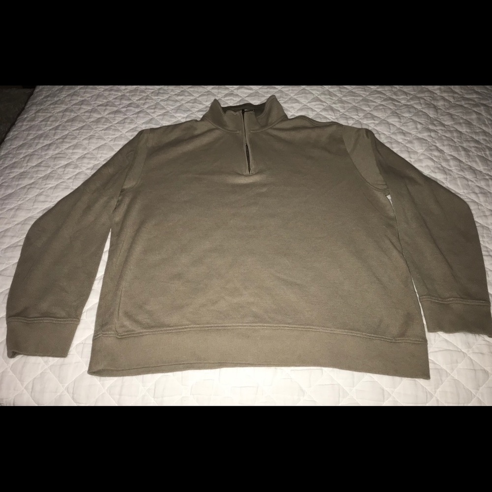 VAN HEUSEN SWEATER WITH ZIPPER AT NECK